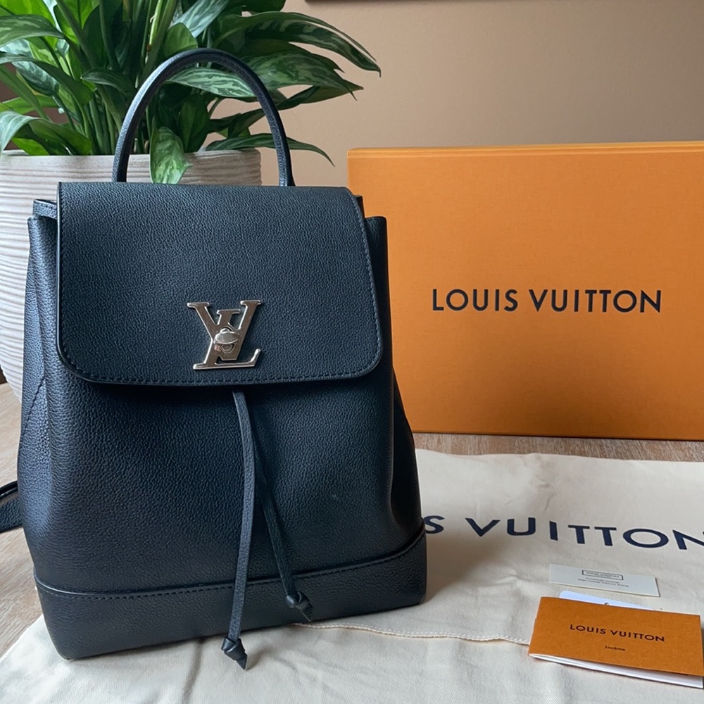 Louis Vuitton⚡️Rare⚡️Lockme Backpack Black M41815 - Picture 1 of 17